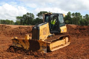 Dozer working on land clearing and grading operations