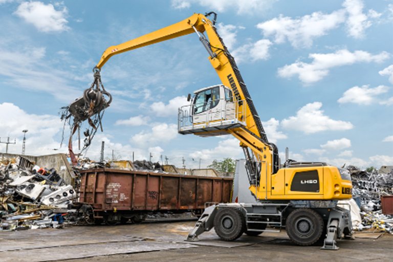 Material Handling Wheel Excavator